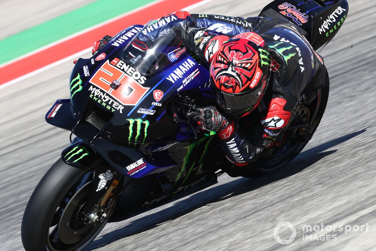 "Önümde 5 Ducati olması, 'çok kötü bir senaryo' değil" 1 Formula 1 Haberleri - F1 Puan Durumu Fabio Quartararo, Yamaha Factory Racing