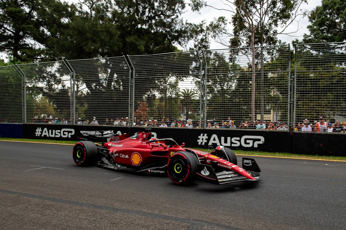 Charles Leclerc, Ferrari F1-75 al inicio