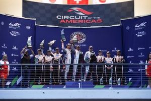 #8 Toyota Gazoo Racing Toyota TS050: SÃ©bastien Buemi, Kazuki Nakajima, Brendon Hartley, #1 Rebellion Racing Rebellion R-13 - Gibson: Bruno Senna, Gustavo Menezes, Norman Nato, #7 Toyota Gazoo Racing Toyota TS050: Mike Conway, Jose Maria Lopez, Kamui Koba