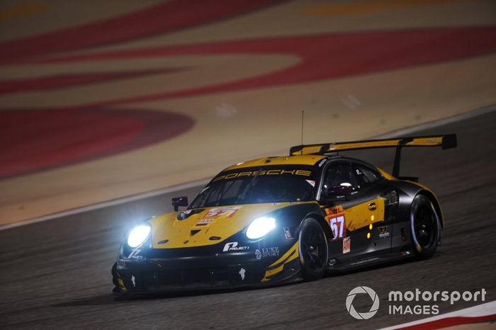 #57 Team Project 1 Porsche 911 RSR:  Ben Keating, Larry ten Voorde, Jeroen Bleekemolen 