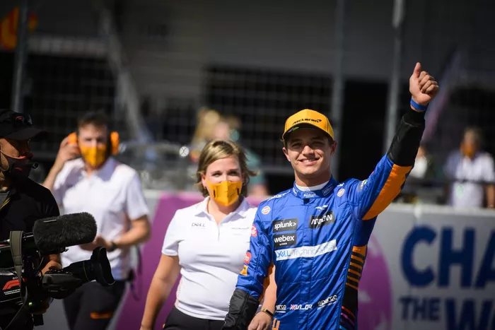 Segundo puesto Lando Norris, McLaren