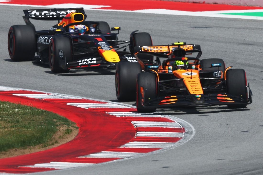 Lando Norris, McLaren, Max Verstappen, Red Bull Racing