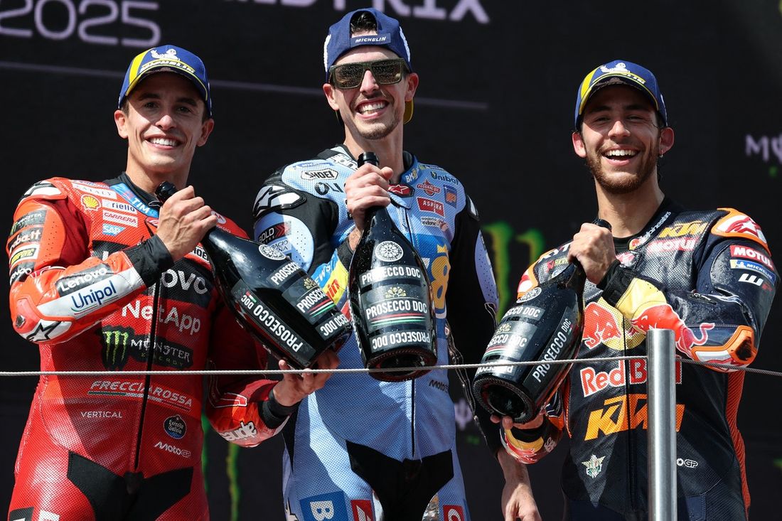 Enea Bastianini, Red Bull KTM Tech 3, Alex Marquez, Gresini Racing, Marc Marquez, Ducati Team