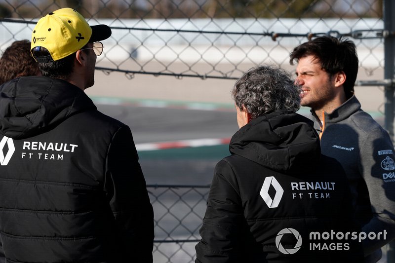 Даніель Ріккардо, Renault F1 Team,Ален Прост, Renault F1 Team Special Advisor, Карлос Сайнс-мол., McLaren