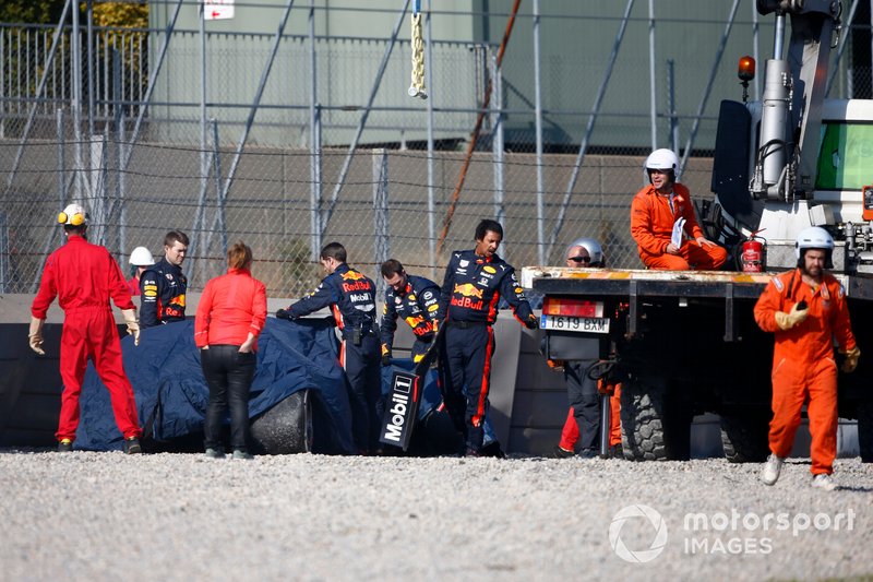 После аварии: Пьер Гасли, Red Bull Racing RB15