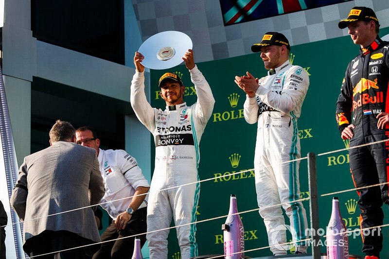 Podyum: 2. Lewis Hamilton, Mercedes AMG F1