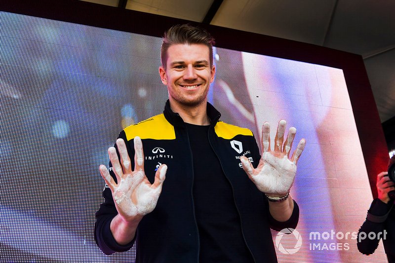 Nico Hulkenberg, Renault F1 Team hand mould