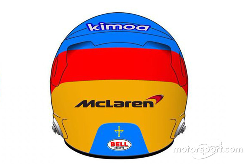 Helm von Fernando Alonso, McLaren