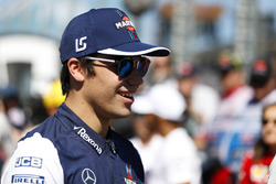Lance Stroll, Williams Racing, at the drivers parade