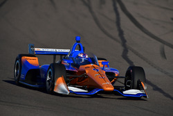 Scott Dixon, Chip Ganassi Racing Honda tests the aeroscreen