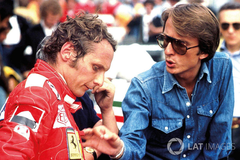 Niki Lauda y Luca Di Montezemolo