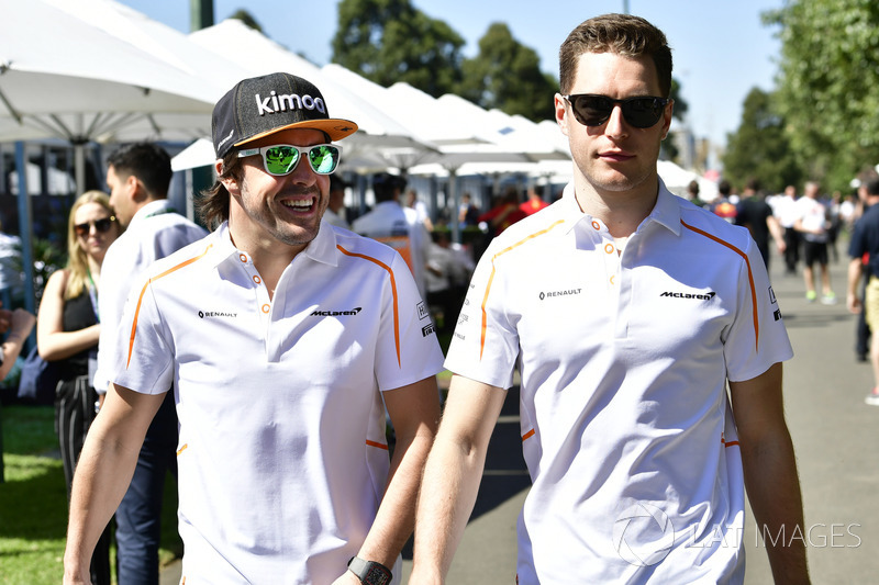 Fernando Alonso, McLaren and Stoffel Vandoorne, McLaren