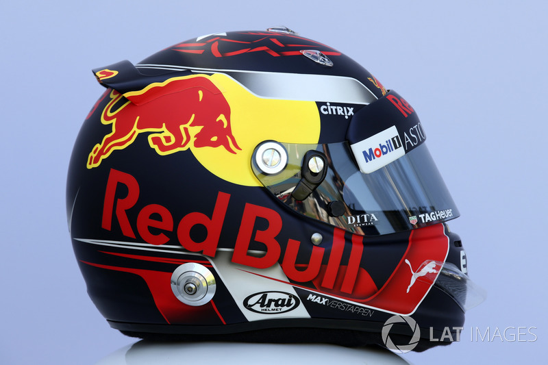 Max Verstappen, Red Bull Racing helmet