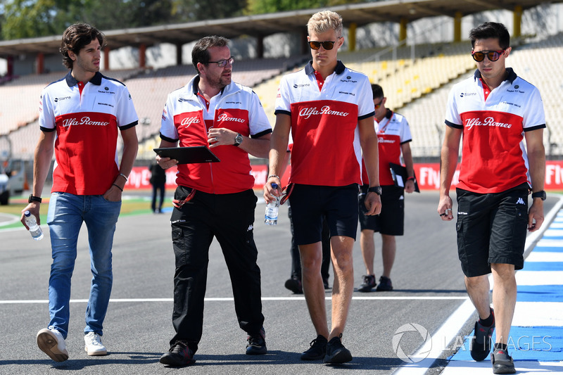 Marcus Ericsson, Sauber, recorre la pista