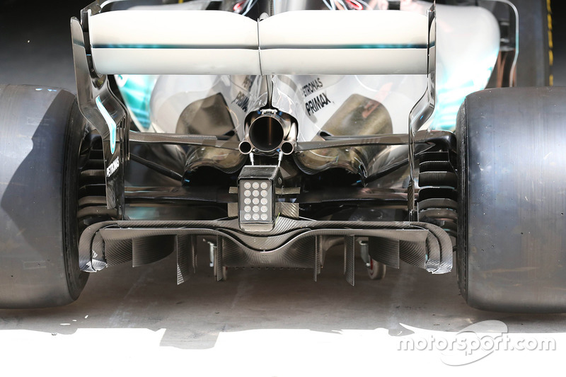 Mercedes AMG F1 diffuser