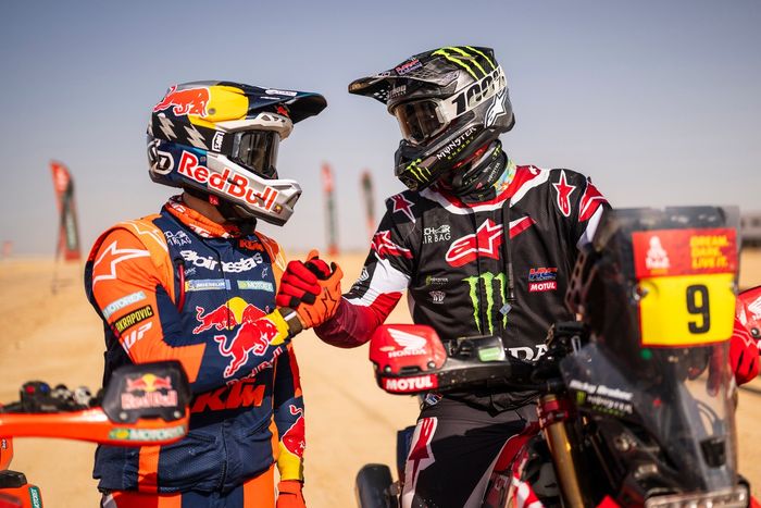 #77 Red Bull KTM Factory Racing KTM: Luciano Benavides, #9 Monster Energy Honda HRC Honda: Ricky Brabec