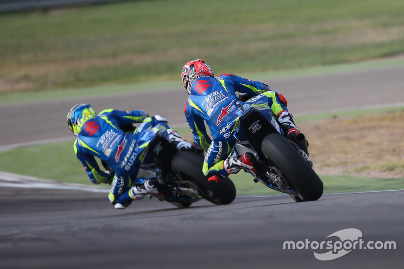 Maverick Viñales, Team Suzuki Ecstar MotoGP, Aleix Espargaro, Team Suzuki Ecstar MotoGP