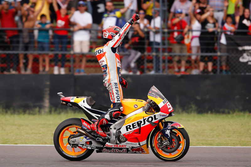 Marc Marquez, Repsol Honda Team, vainqueur de la course