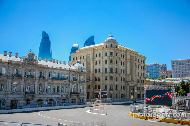 Circuito ciudad de Bakú curva 16