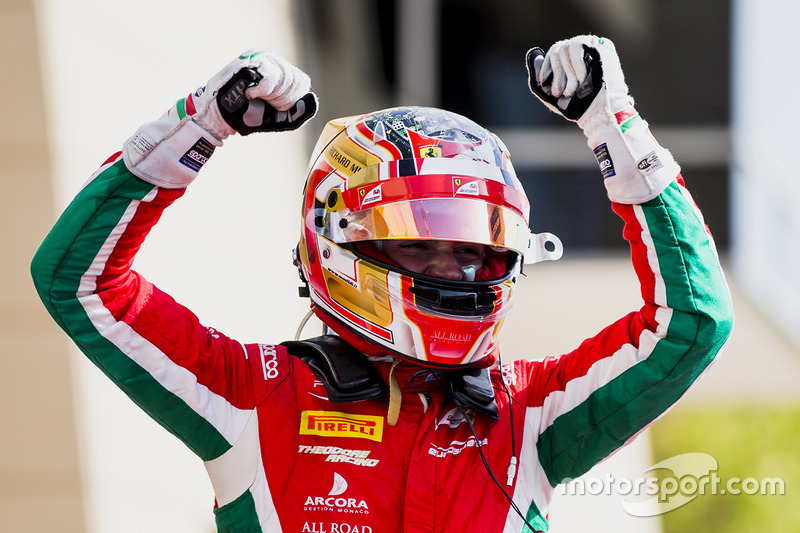 Race winner Charles Leclerc, PREMA Racing