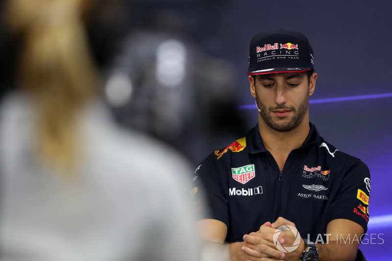 Daniel Ricciardo, Red Bull Racing in the Press Conference