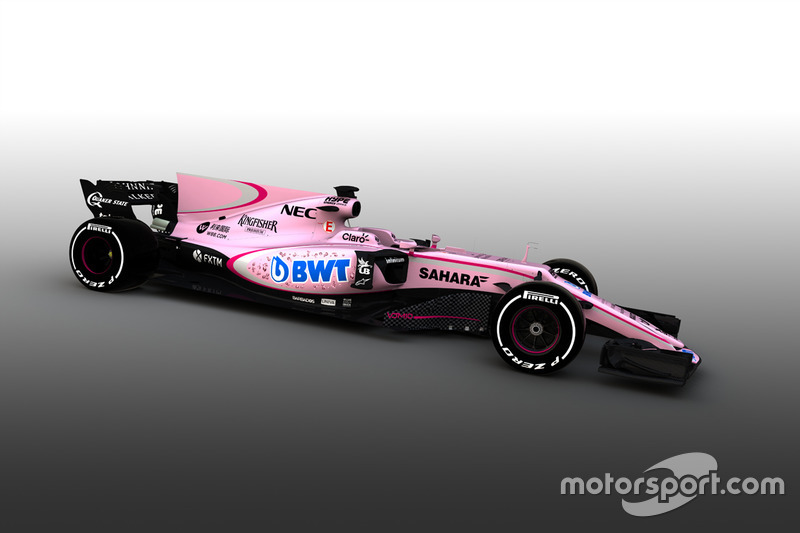 Sahara Force India  VJM10 mit BWT-Sponsoring