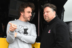 Fernando Alonso et Michael Andretti