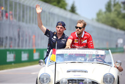 Макс Ферстаппен, Red Bull, Себастьян Феттель, Ferrari, на параді пілотів