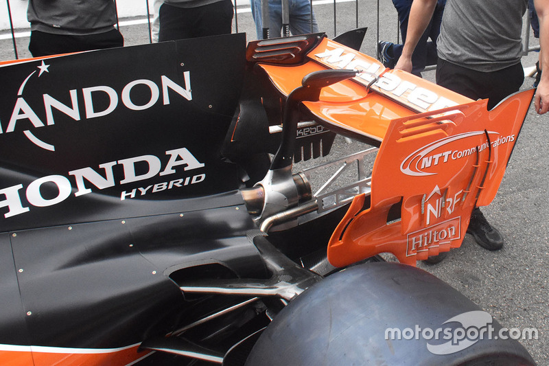 McLaren MCL32, Heck, Detail