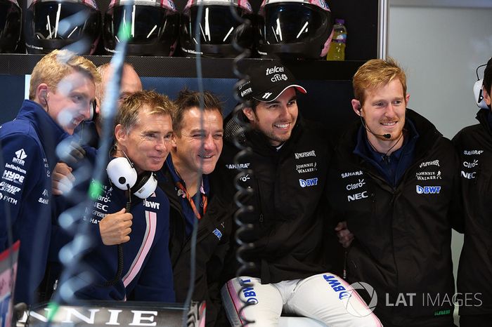 Sergio Pérez, Sahara Force India y mecánicos