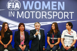 Marta Garcia, Renault Sport F1 Team Sport Academy, Michelle Mouton, Jean Todt, President, FIA, Tatia
