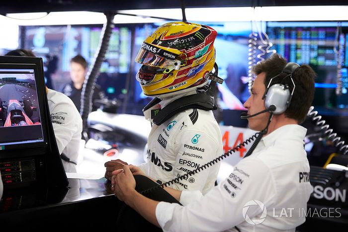  Lewis Hamilton, Mercedes AMG F1, Toto Wolff