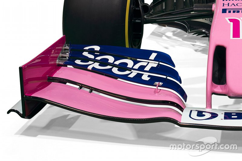 Détail de la livrée Racing Point