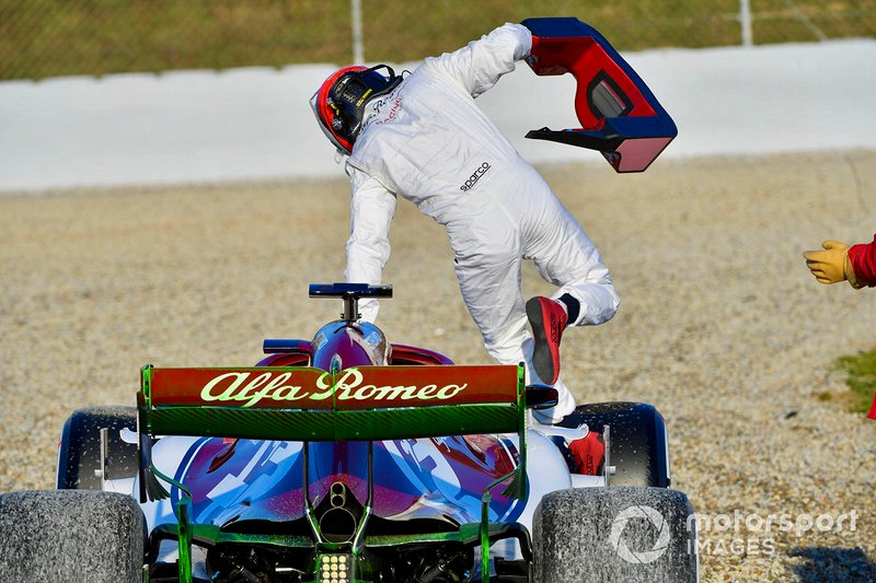 Der Abflug von Kimi Räikkönen