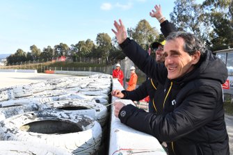 Daniel Ricciardo en Alain Prost, Renault F1 Team