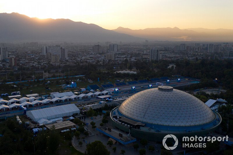 Aerial view of the Santiago circuit