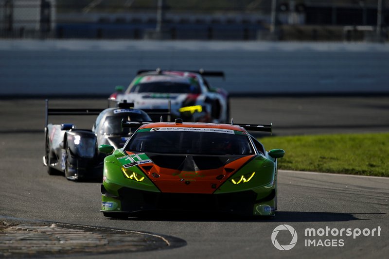 #11 GRT Grasser Racing Team Lamborghini Huracan GT3, GTD: Mirko Bortolotti, Christian Engelhart, Kang Ling