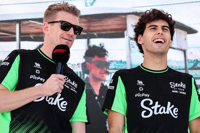 Nico Hulkenberg, Sauber, Gabriel Bortoleto, Sauber