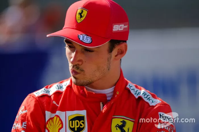 Polesitter Charles Leclerc, Ferrari alla conferenza stampa