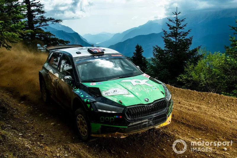 Gus Greensmith, Jonas Andersson, Skoda Fabia RS Rally2