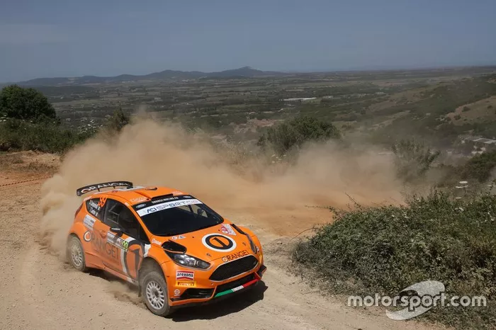 Simone Campedelli, Tania Canton, Ford Fiesta R5, Orange1 M-Sport Rally Team