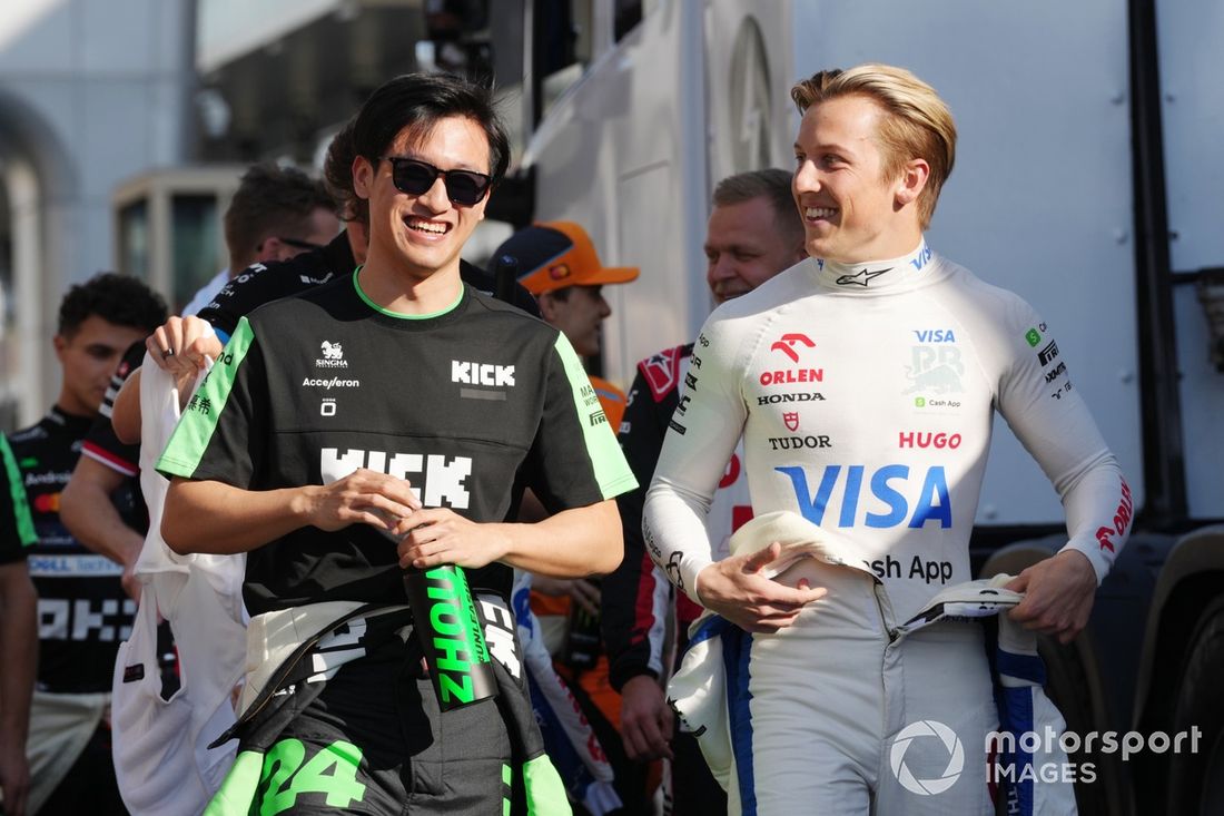 Zhou Guanyu, Stake F1 Team KICK Sauber, Liam Lawson, Visa Cash App RB F1 Team