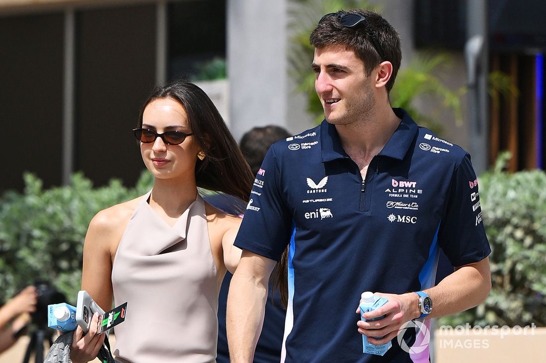 Jack Doohan, Alpine with his girlfriend Ebony Zippora