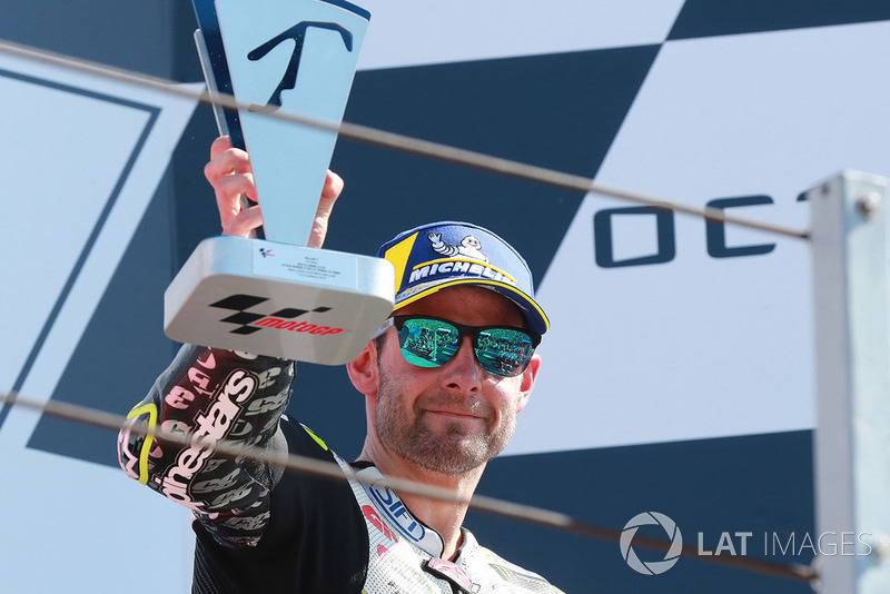 Podio: il terzo classificato Cal Crutchlow, Team LCR Honda