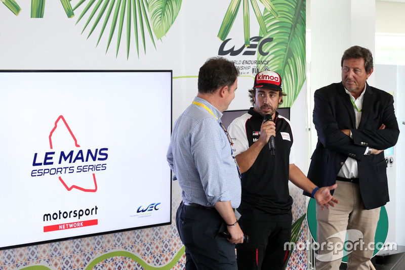 Presentasi Le Mans Esport Series bersama Fernando Alonso