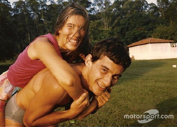 Adriane Yamin e Ayrton Senna