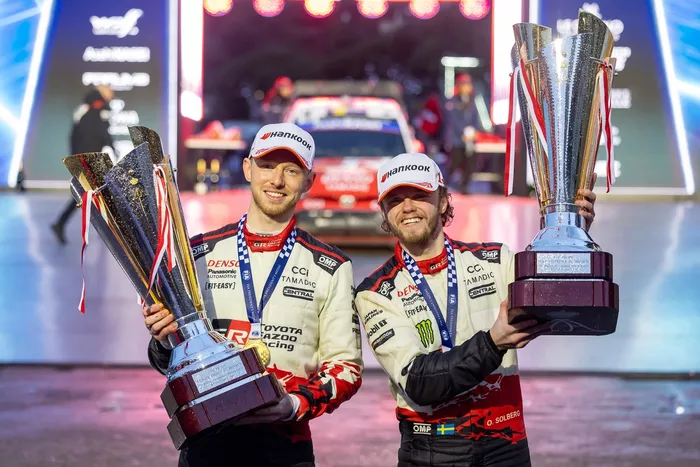 Oliver Solberg, Elliott Edmondson, Toyota Gazoo Racing WRT Toyota GR Yaris Rally1