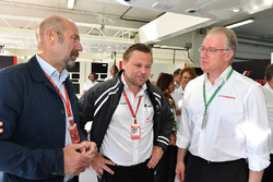 Norman Howell, Formula One Director of Global Communications and Jonathan Nicholas, FOM