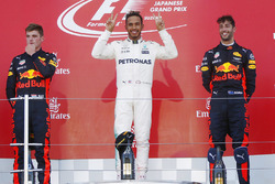 Переможець Льюіс Хемілтон, Mercedes AMG F1, Макс Ферстаппен, Даніель Ріккардо Red Bull Racing