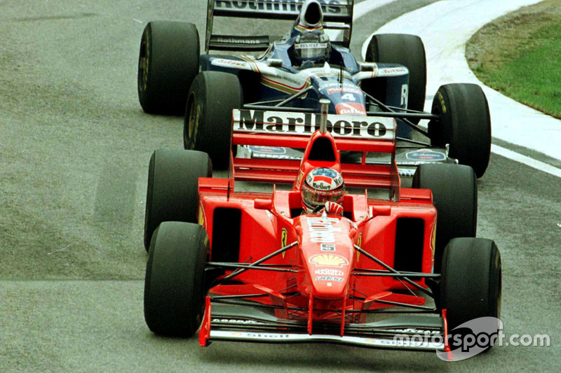 Michael Schumacher, Ferrari F310B y Heinz-Harald Frentzen, Williams FW19 Renault